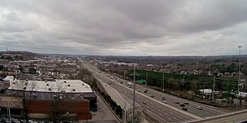 Partie ouest de la ville, panorama d'en haut Webcam