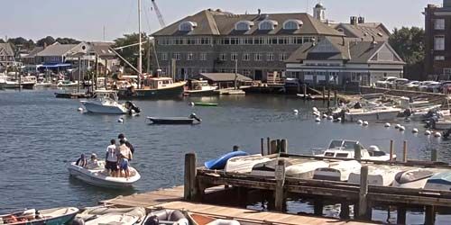 Berth with boats at Woods Hole webcam - New Bedford