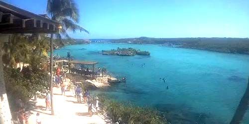 Parque de atracciones acuáticas y ecoturístico Parque Xel-Há webcam - Playa del Carmen