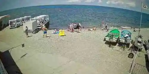 Playa en Anapa Cámara web