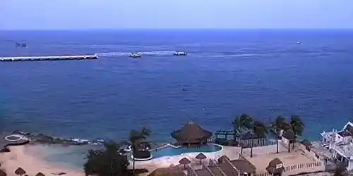 Panorama de la isla de Cozumel Cámara web