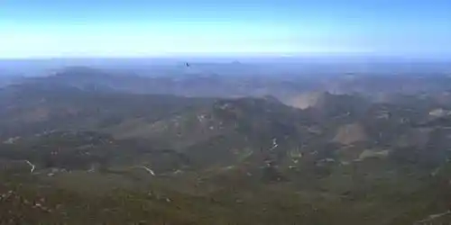 Panoramic view from Cuyamaca Peak Webcam