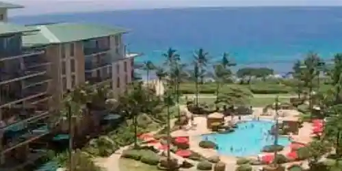 Hotel on the coast of Kaanapali Webcam