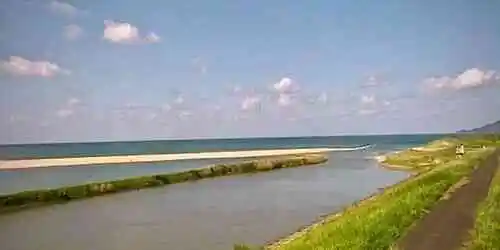 Desembocadura del río Kando en Izumo Cámara web