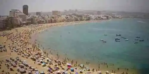 Playa de Las Canteras Cámara web