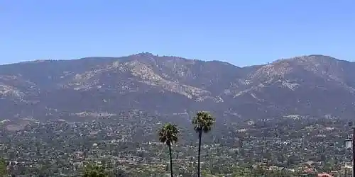 Panorama d’en haut, vue sur la montagne Caméra web