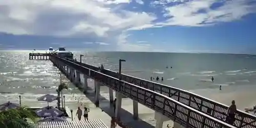 Jetée de Fort Myers Beach Caméra web
