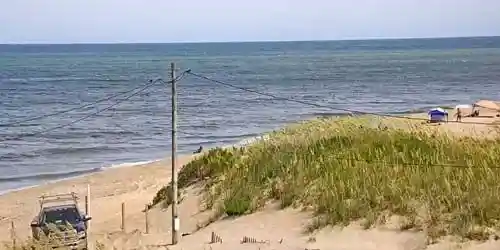 Beach in the town of Rodanthe on Hatteras Island Webcam