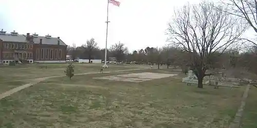 The old square in front of the court and prison Webcam