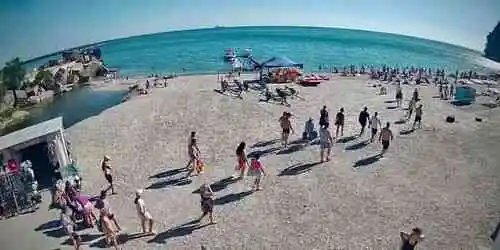 Playa salvaje en Tuapse Cámara web