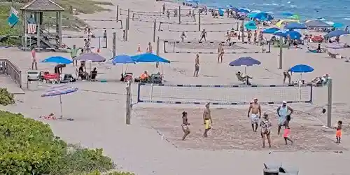 Volleyball at Deerfield Beach Webcam